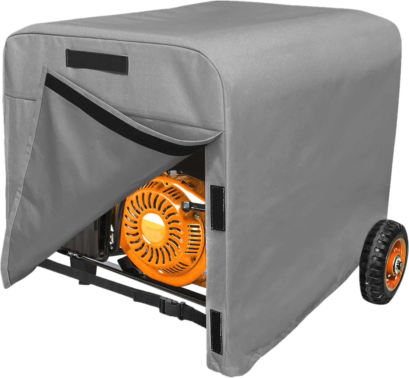 Cubierta generador impermeable 32x24x24" 600D poliéster gris
