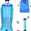 Filtro agua gravedad 3L correa árbol sin BPA campamento