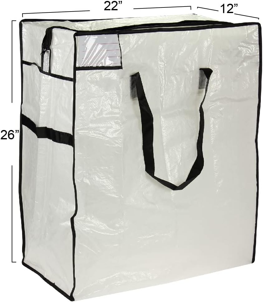 Bolsa almacenamiento polietileno transparente ribete negro