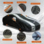 Funda impermeable coche rayas plateadas universal Audi A8 Lexus LS