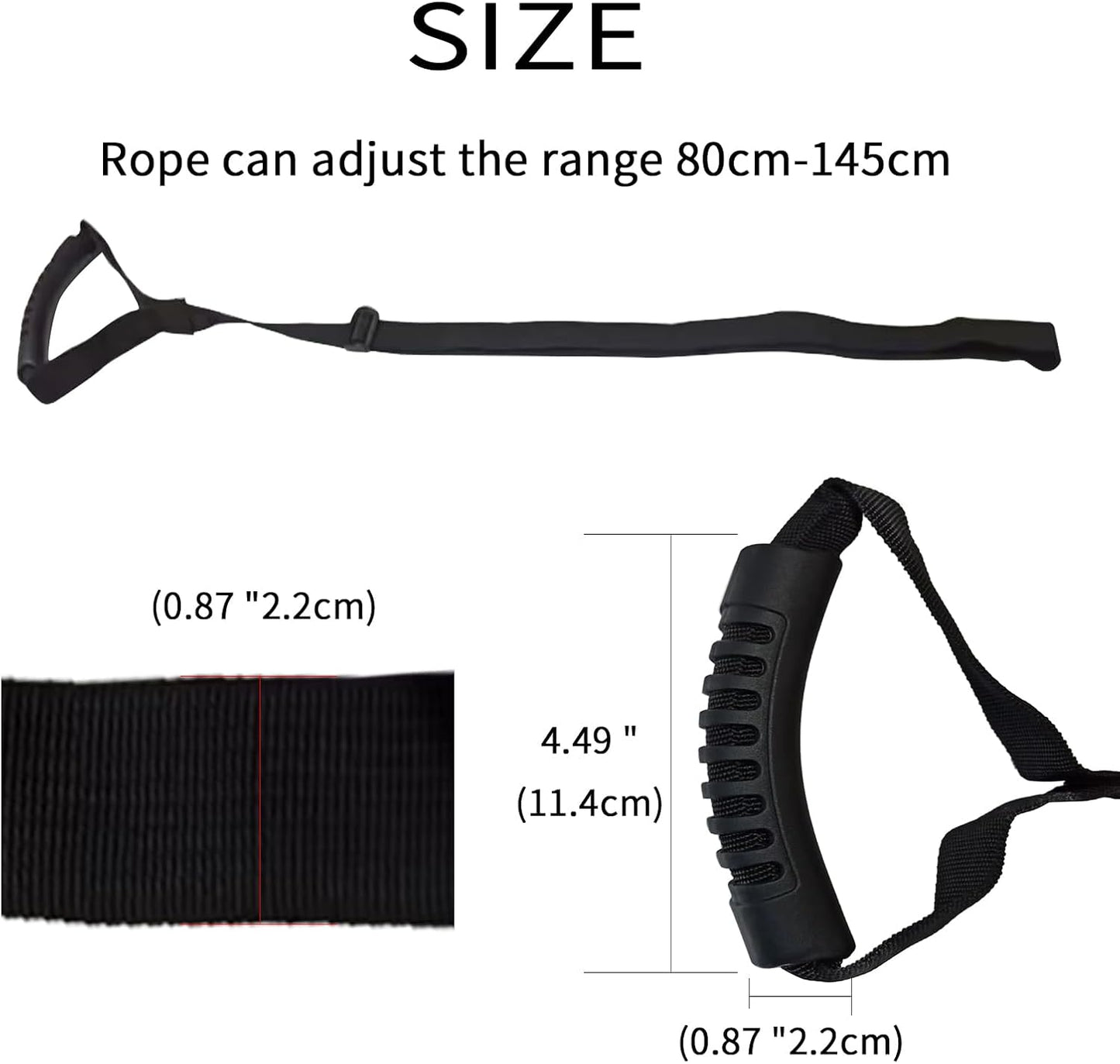 Cuerda remolque kayak canoa SUP asa arrastre