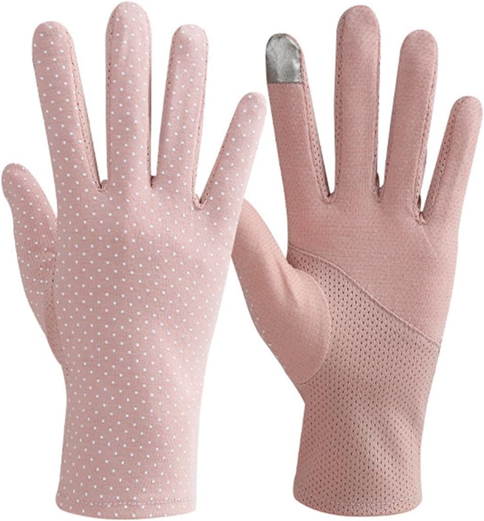 Guantes ciclismo dedo completo mujer protección UV