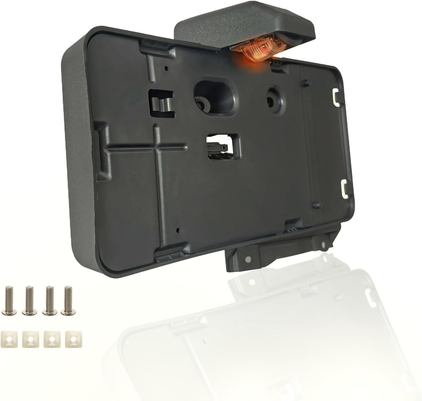 Marcos traseros placa matrícula Jeep JK 07-17 negro