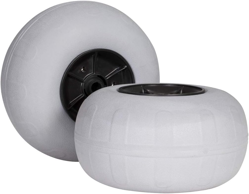 Ruedas playa 13pulg para carrito kayak resistente gris
