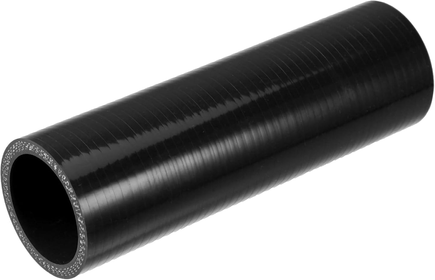 Manguera silicona reforzada 1.5x6" acoplador negro