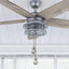 Tiradores cadena ventilador techo 12pulg diseño anclaje