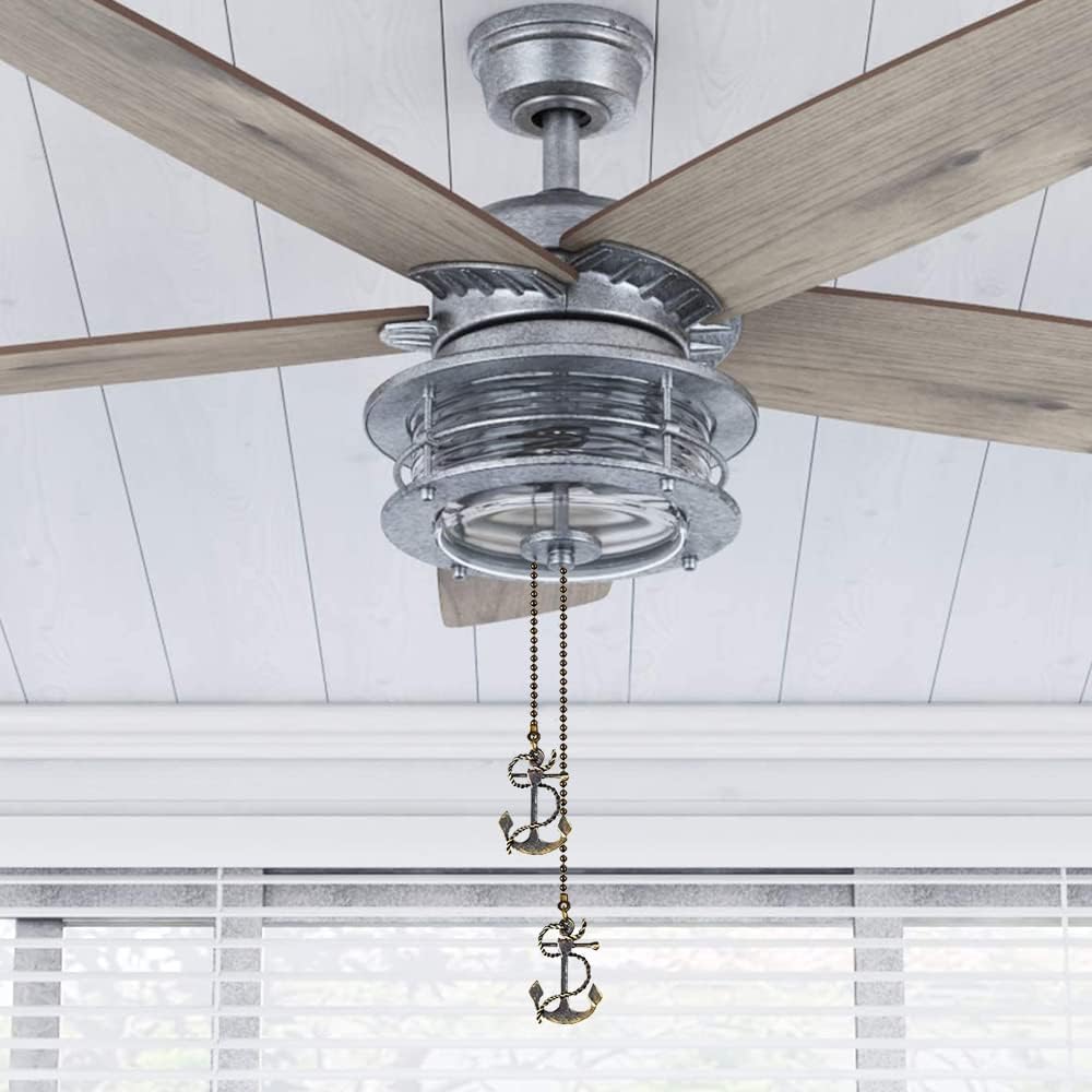 Tiradores cadena ventilador techo 12pulg diseño anclaje