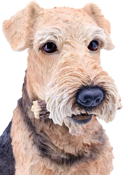 Estatua perro Airedale