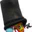 Bolsas malla nailon con cordón 8uds viaje negro