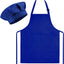 Gorro y delantal chef niños ajustable con 2 bolsillos