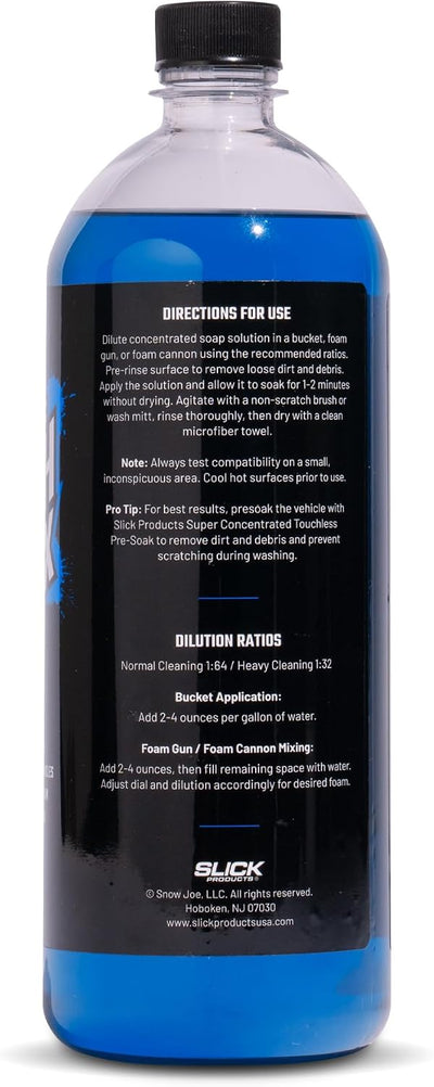 Champú espumoso coche y motocicleta cera 32oz