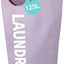 Cesta lavandería plegable 115L tela morado dormitorio