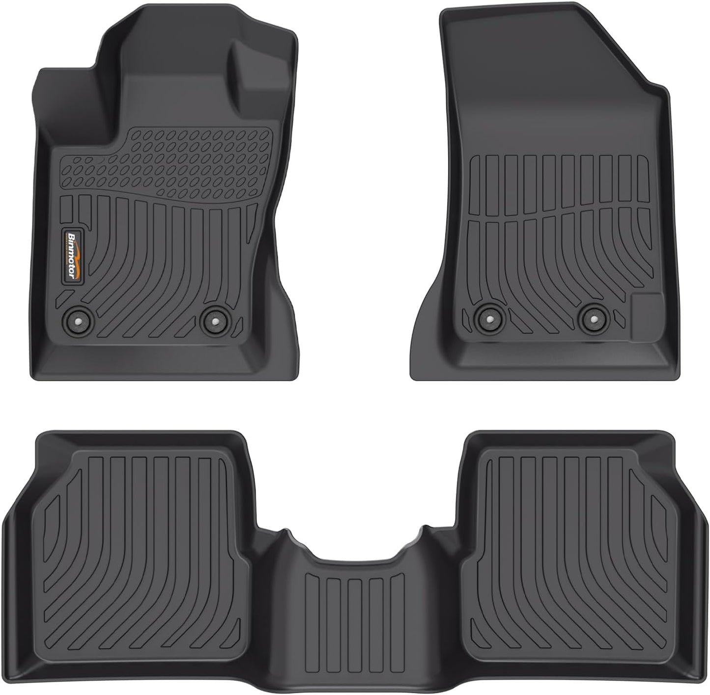 Alfombrillas TPE Jeep Compass 1ª2ª fila suelo negro