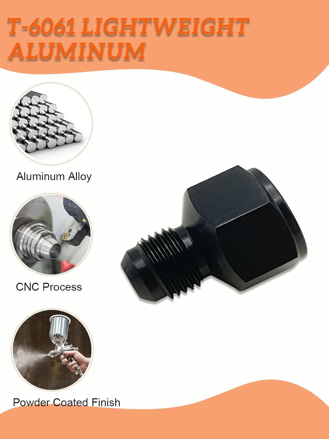 Adaptador 4AN a 3AN Negro para Conexiones de Coche