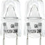 2 Bombillas Halógenas G8 20W para Horno Microondas GE