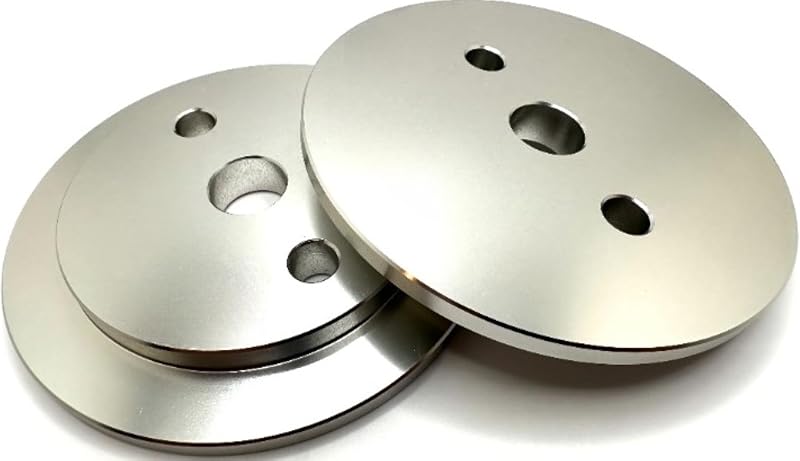 Rueda desbarbado convoluto 3x5/8 pulg aluminio