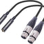 Adaptador XLR hembra a 1/4pulg 3 pines paquete 2