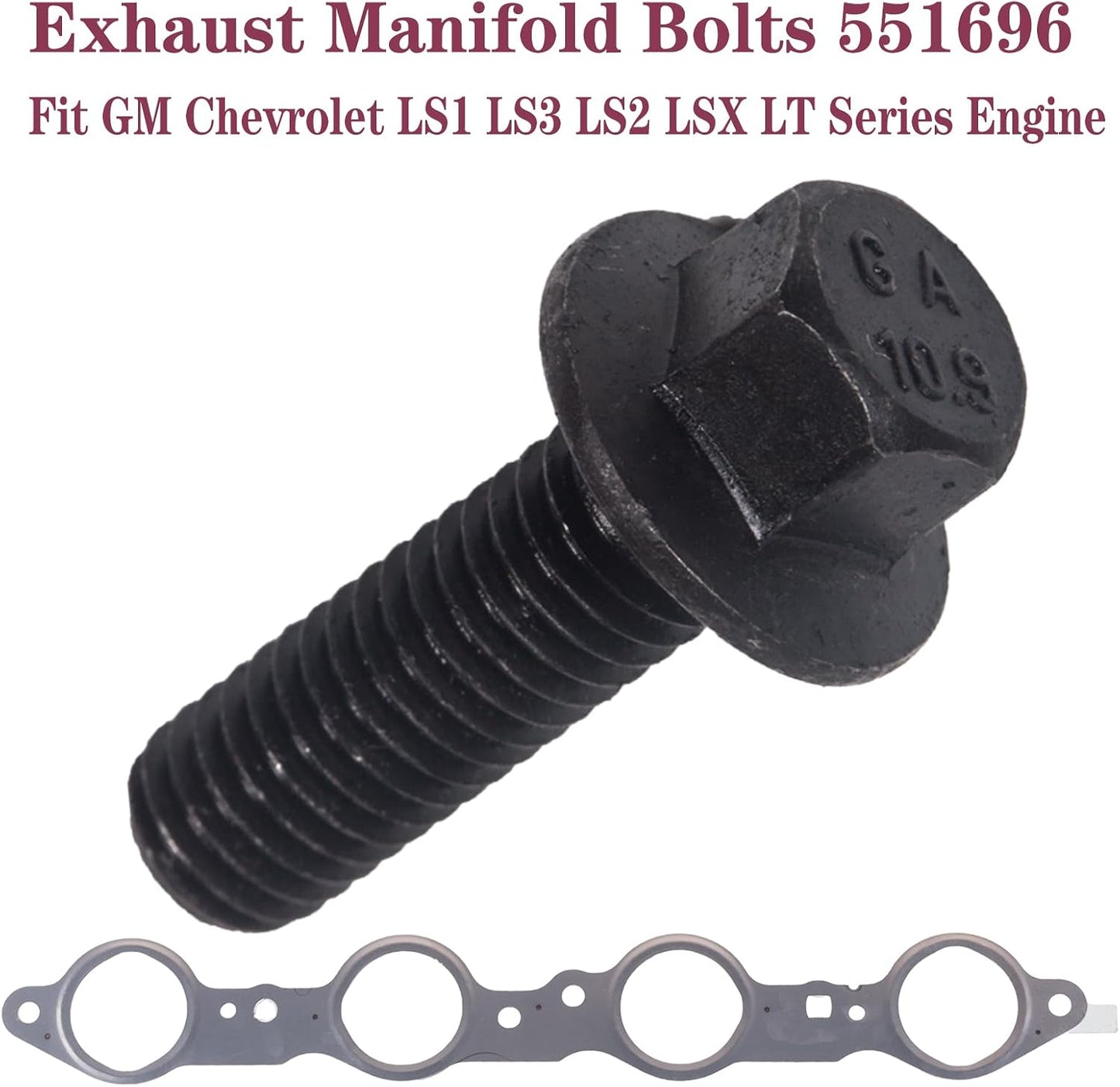 12 Pzas Pernos colector escape GM LS1 LS3 LS2 LT