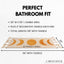 Alfombra baño bohemia microfibra antiderrap 20x58"