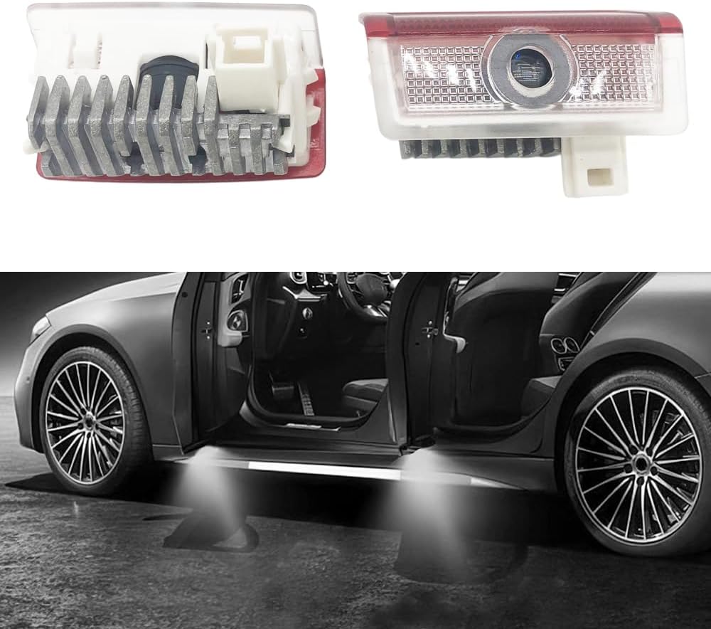 2 Luces LED puerta coche proyector logotipo comp C W205