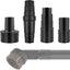 4 adaptadores manguera vacío 2-1/2 a 1-1/4 pulg