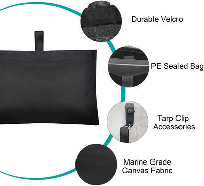 8 Pzas Bolsas Arena Marinas para Lanchas Resistentes al Viento