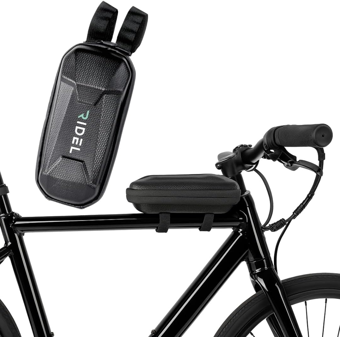Bolsa manillar bicicleta con cremalleras y correas ajustables
