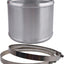 Junta manguera aluminio 5" con conector acero inox