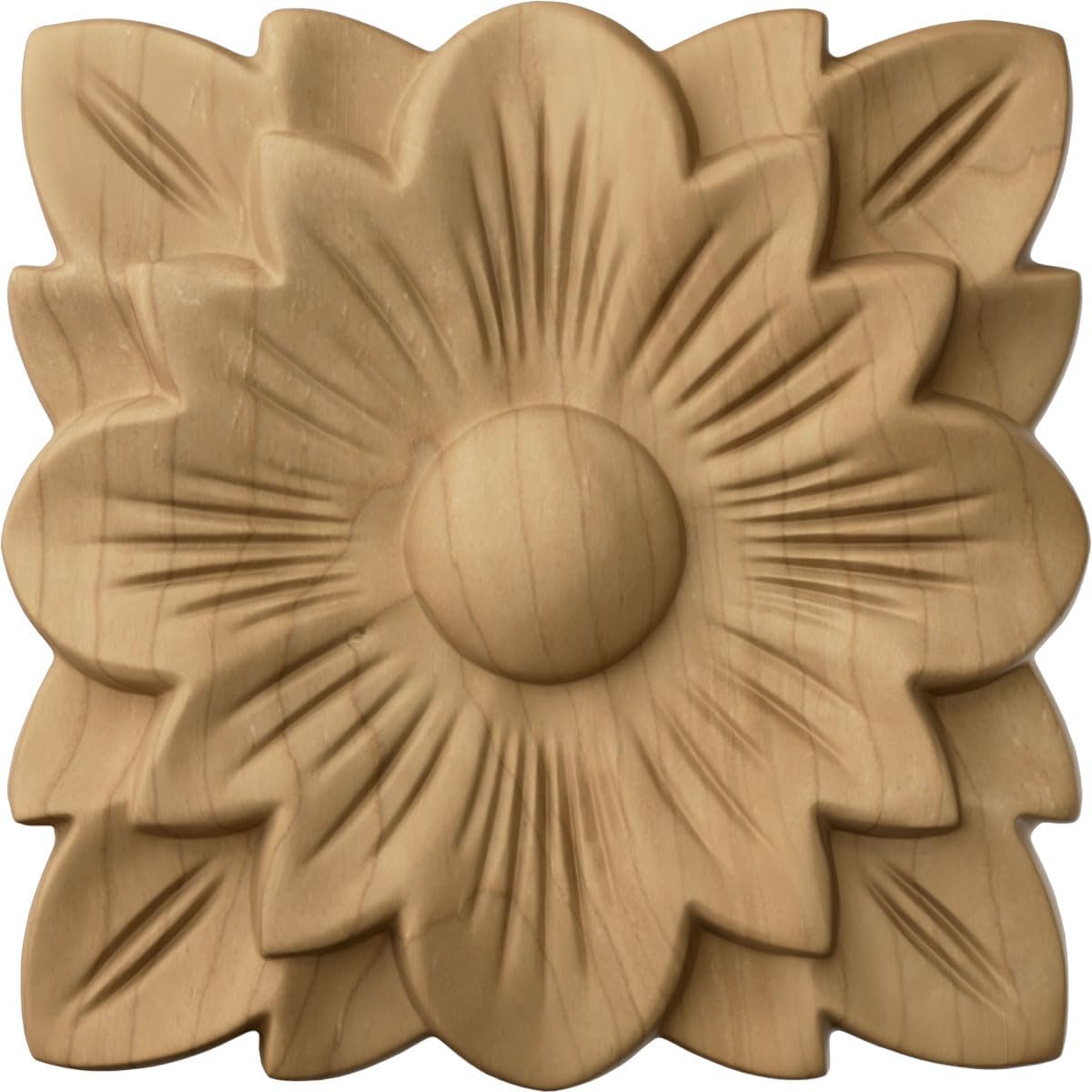 Roseta cuadrada Springtime 3.5x3.5x0.5p arce