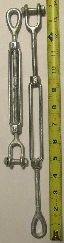 Kit cables béisbol 3/8pulg con tensores y abrazaderas