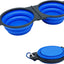 Cuenco agua plegable para perros 2en1 silicona viaje