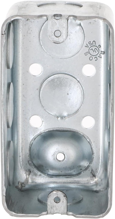 Caja Handy Box 4x2 1/2 Knockout Plata Pack 50