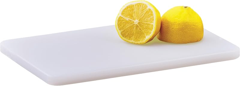 Tabla cortar plástico resistente 6x10pulg color blanco