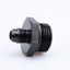 Adaptador montaje aluminio negro -6 a -12 AN
