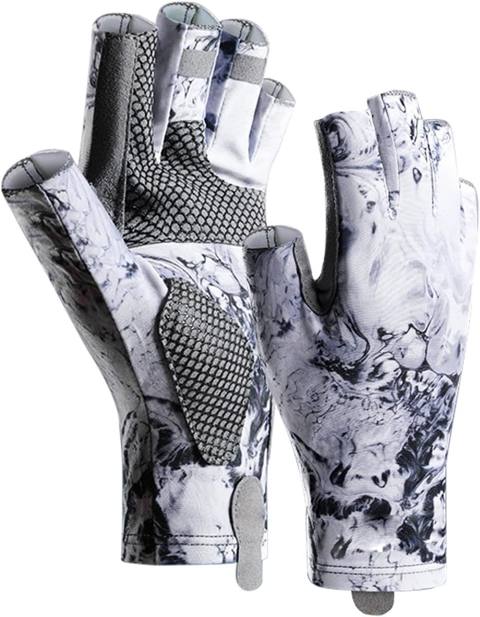 Guantes solares UPF 50 para pesca kayak senderismo