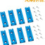 Kit intersección T 3pulg madera 6 Pzas para pista T