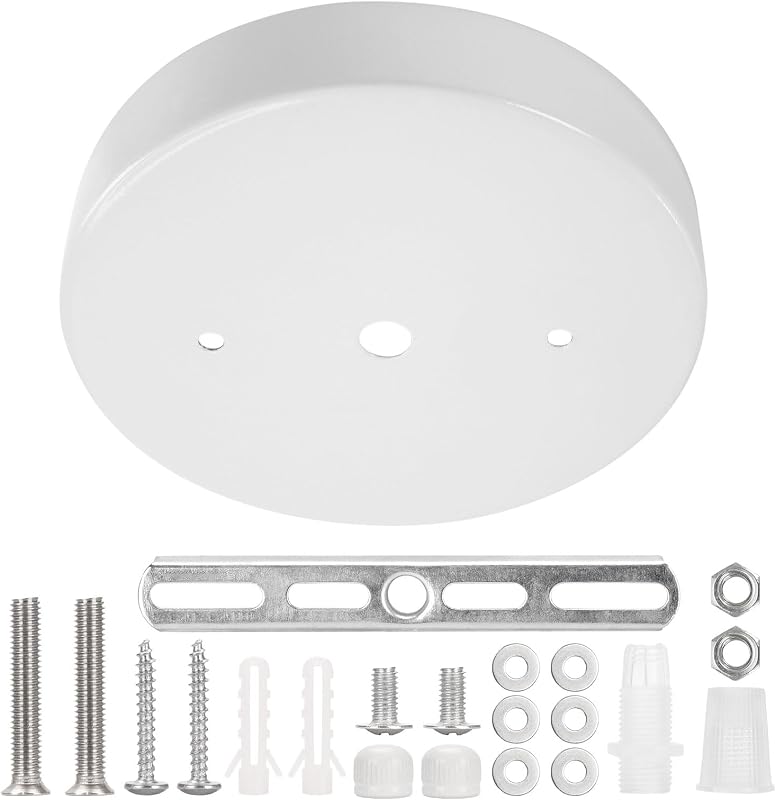 Kit toldo luz colgante 5.8pulg cubierta techo blanco