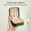 Estuche terciopelo para joyas mujer y niña verde