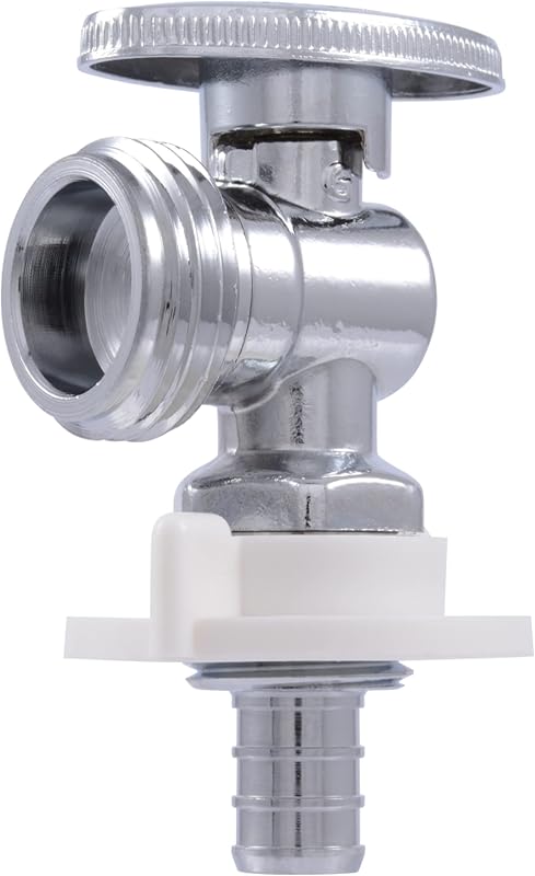 Válvula parada ángulo crimpado 1/2x3/4 pulg latón PEX 23064LF