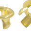 4 Pzas Anillo Desbordamiento Fregadero Borde Redondo Dorado