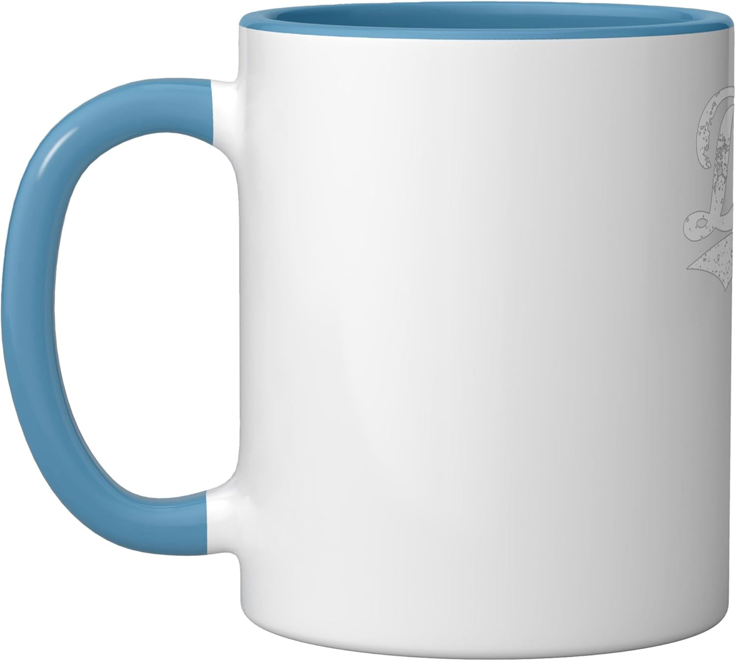 Taza Cerámica Papa y Papá Azul/Blanco