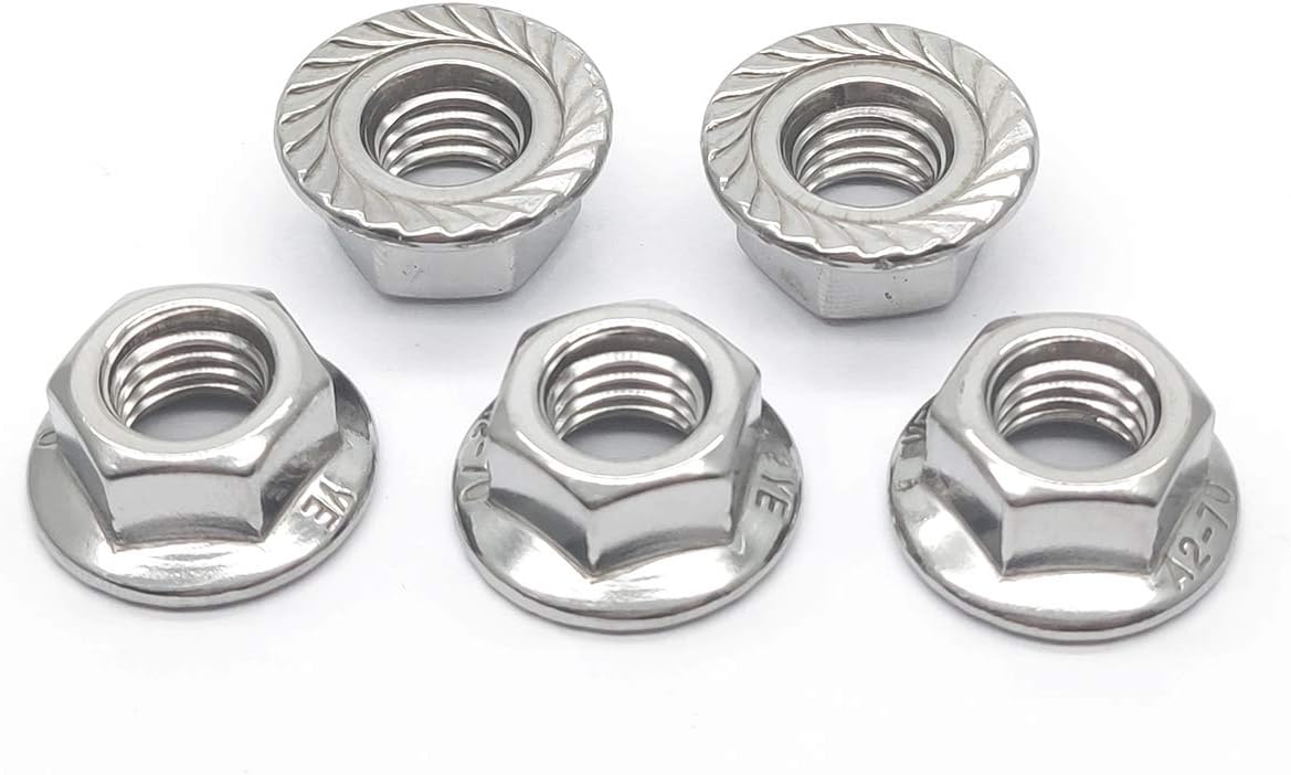 Brida acero inox M10x1.0 197pulg 5pcs