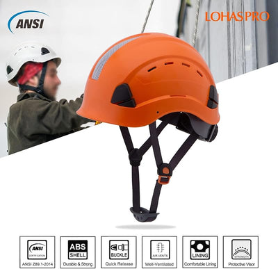 Casco seguridad OSHA ANSI Z89.1 para adultos