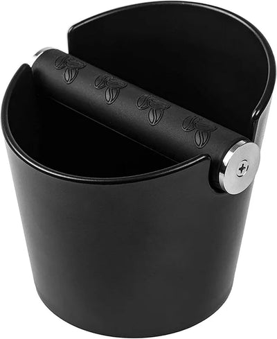 Caja de café expreso con cubo de posos y base antideslizante