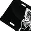 Placa matrícula aluminio grabada 6x12" decorativa automóvil