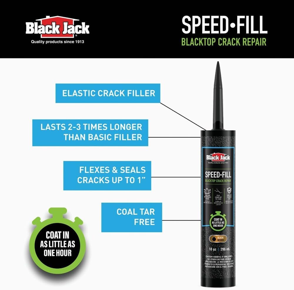 Reparador asfalto negro oscuro 10.1oz