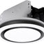 Extractor baño con luz LED regulable 15W negro