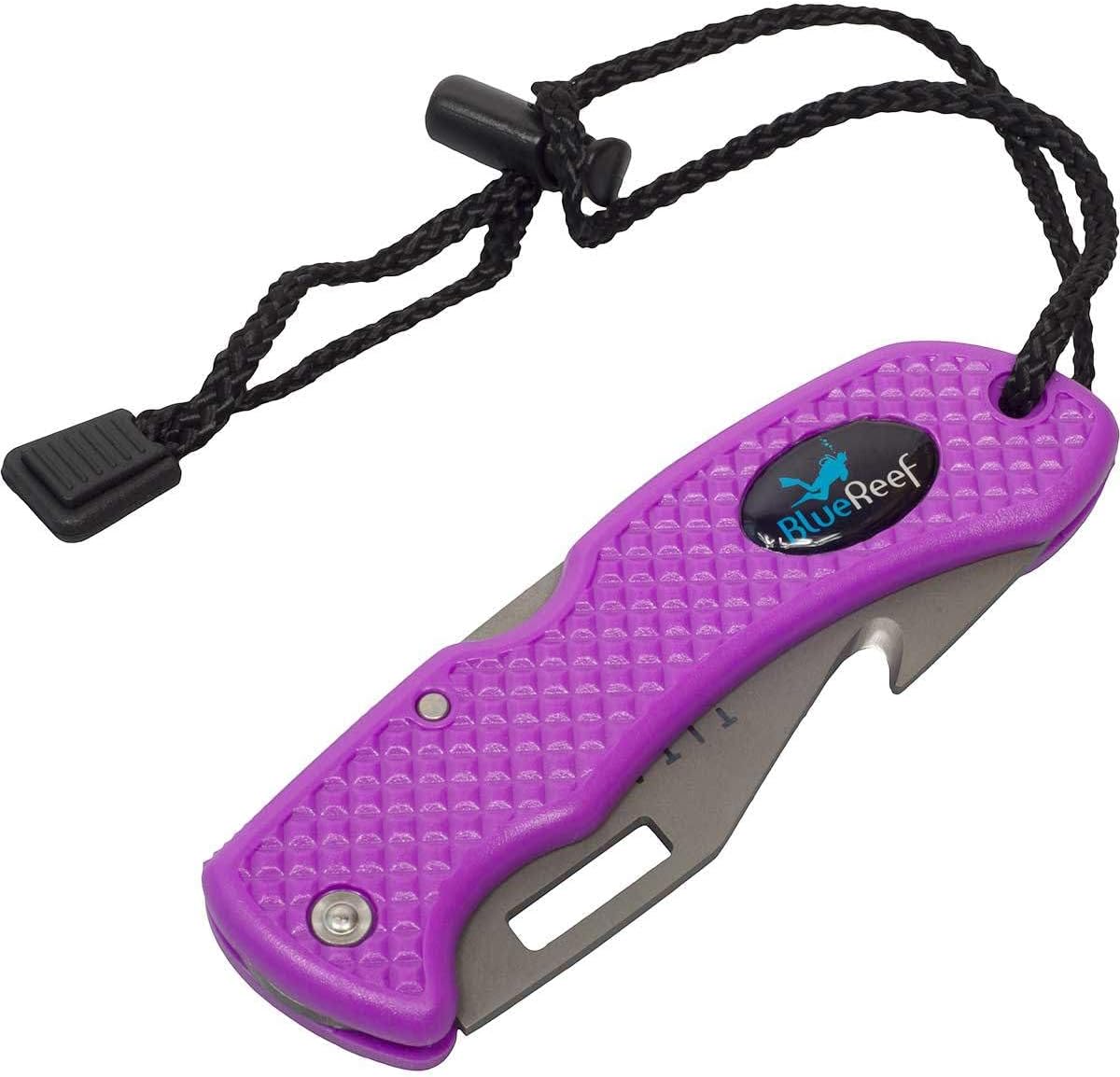 Cuchillo plegable titanio Scuba verde