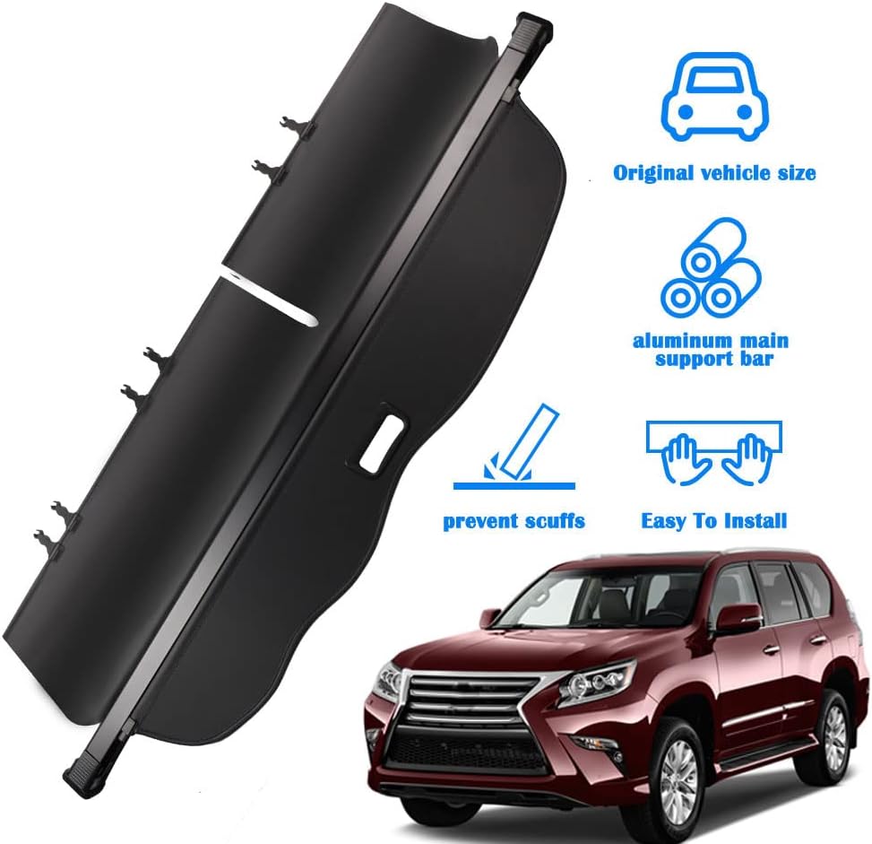 Cubierta maletero retráctil Lexus GX460 negro