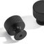 Set 10 Tiradores Gabinete Negro Mate para Cajones y Cocina
